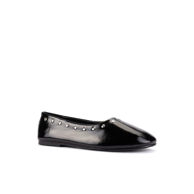 Ballerines cuir Bellucci black <span itemprop=