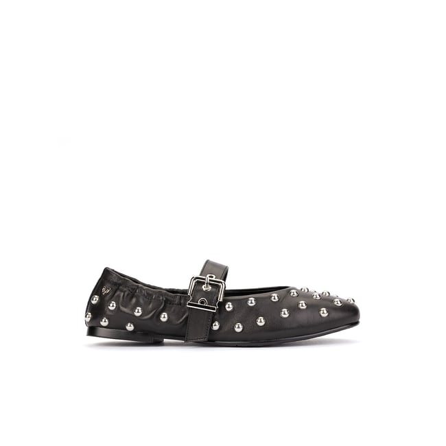 Ballerines cuir Colette black <span itemprop=