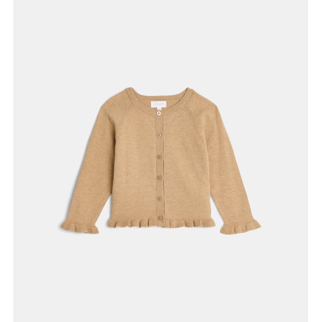 Gilet droit tachic à frourous en coton mélangé - CADET ROUSSELLE