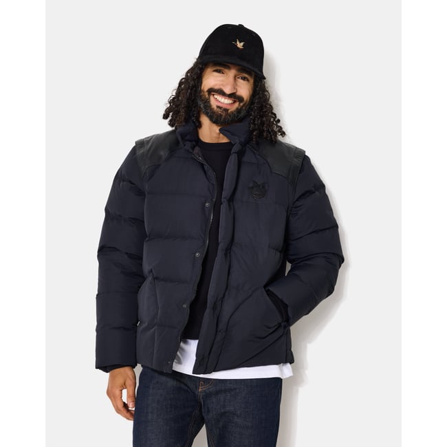 Doudoune uni col montant K TOGS FULL BLACK - CHEVIGNON