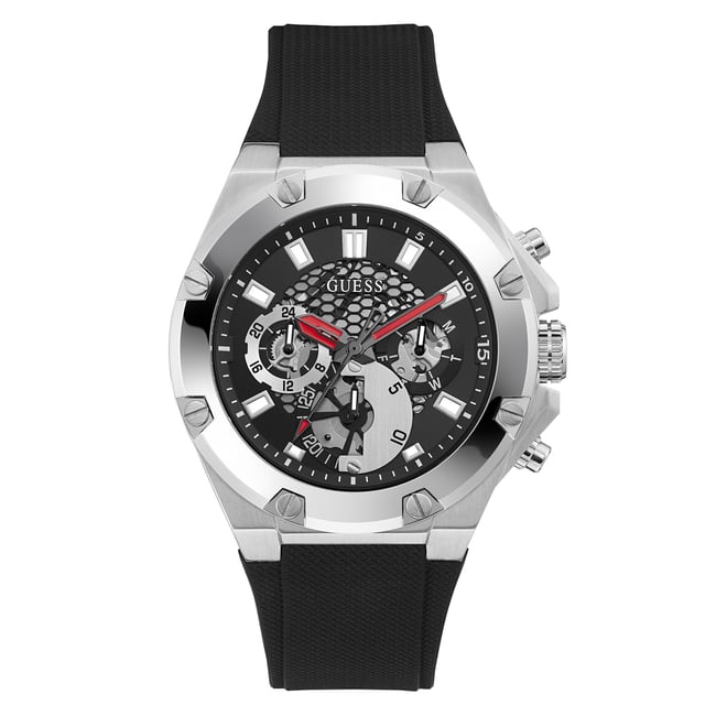 Montre Analogique  MENS SPORT argenté noir noir <span itemprop=