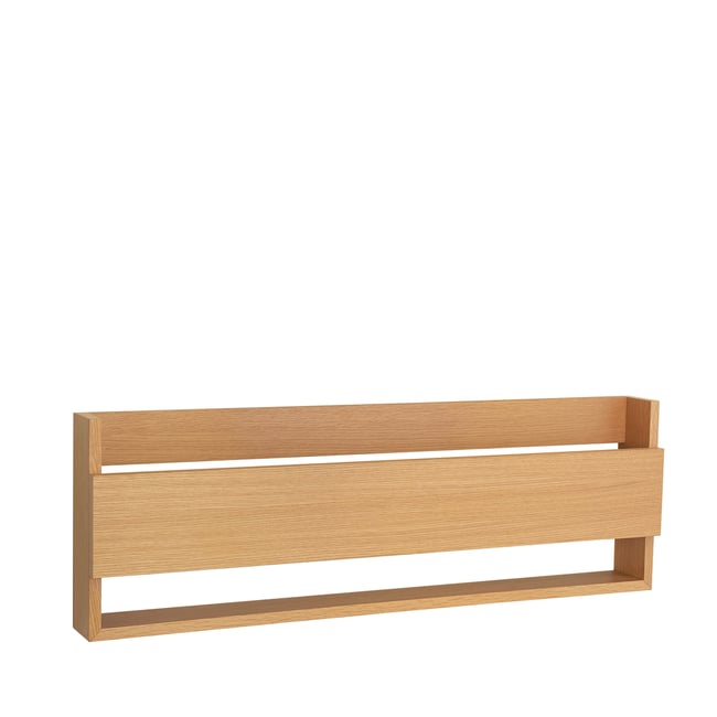 Porte-revues en placage de chêne GAP. Couleur naturel <span itemprop=