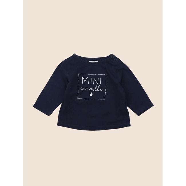 Tee-shirt - Très bon état bleu <span itemprop=