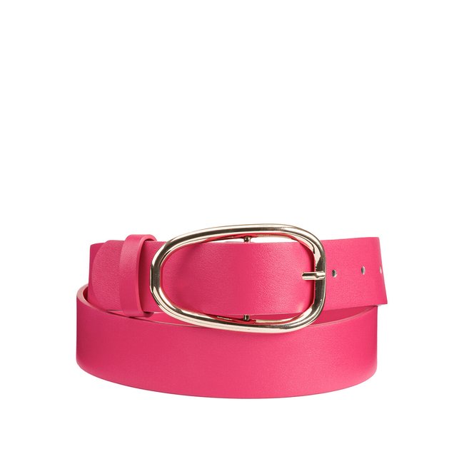 Buckled Wide Belt, pink, LA REDOUTE COLLECTIONS