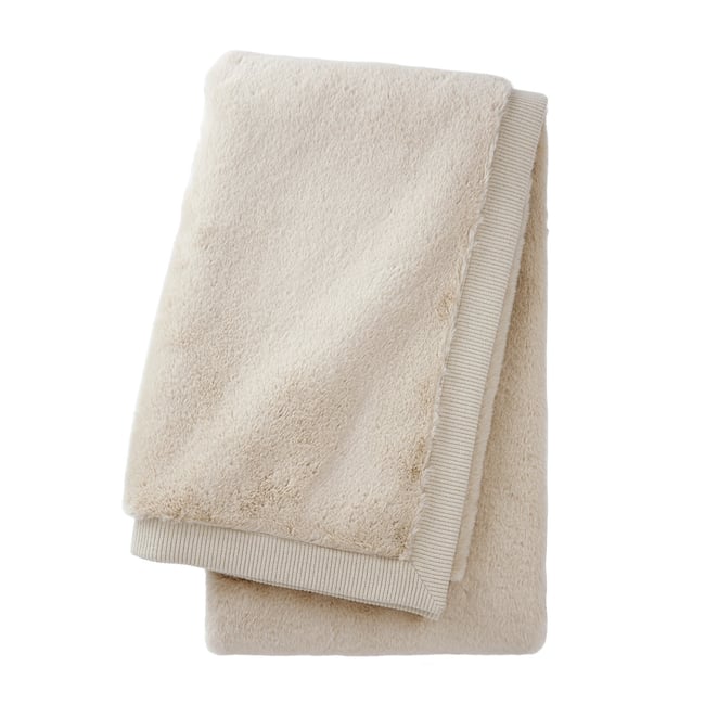 Plaid en synthétique beige, KALDER multicolore <span itemprop=