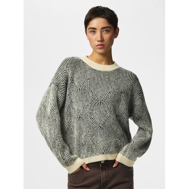 Pull col rond, manches ballon - PIECES
