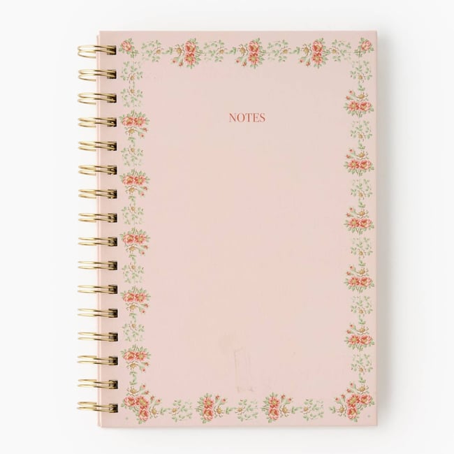 Carnet spiralé ligné A5, 80 pages lobster <span itemprop=