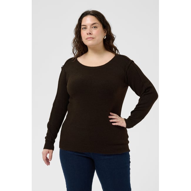 Pullover tricoté - KAFFE CURVE