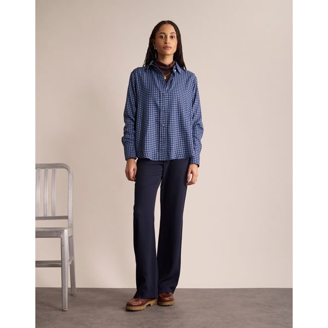 Chemise Maureena bleu <span itemprop=