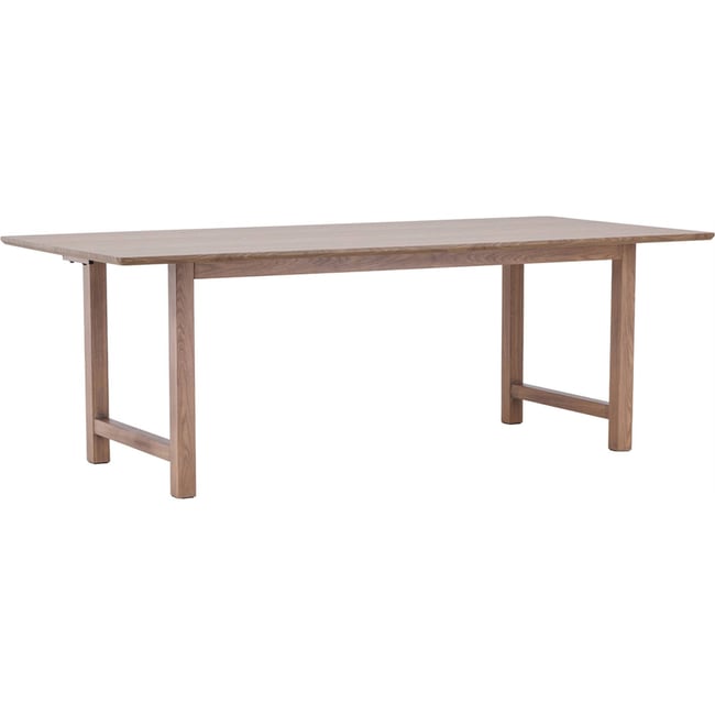 Table à manger chêne collection SARUNE Couleur chêne naturel <span itemprop=