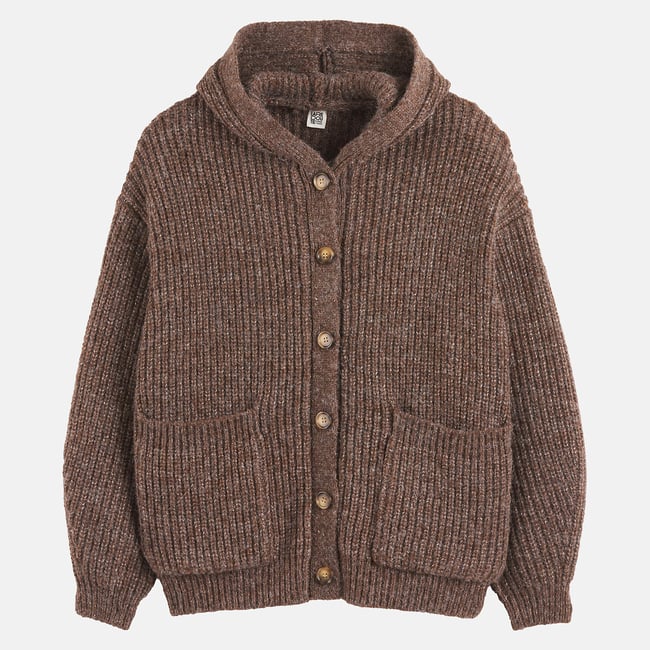 Gilet loose à capuche boutonné - LA REDOUTE COLLECTIONS