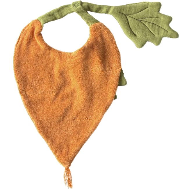 Cathy la carotte Bavoir orange <span itemprop=