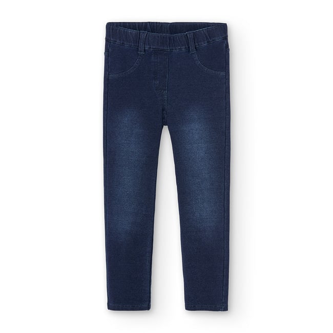 Jegging bleu <span itemprop=