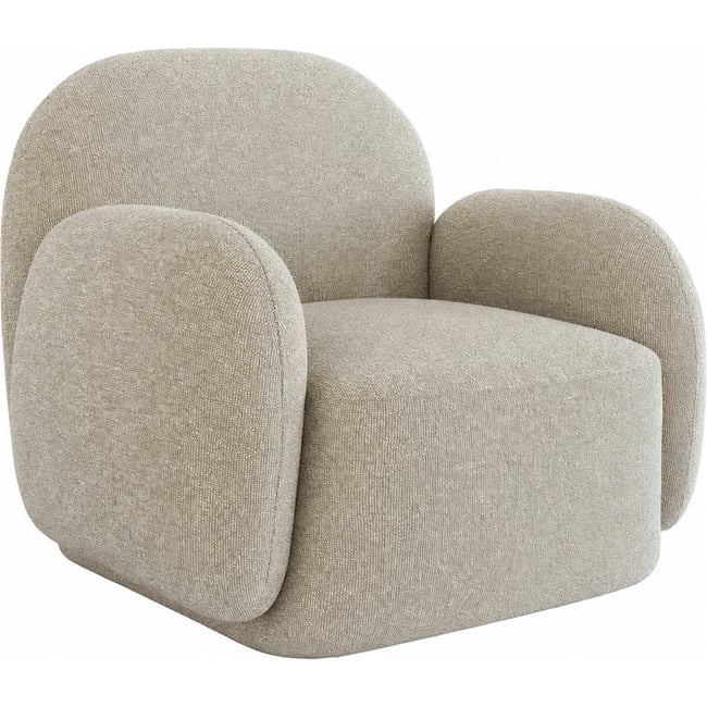 Fauteuil lounge enveloppant Couleur beige lodge <span itemprop=