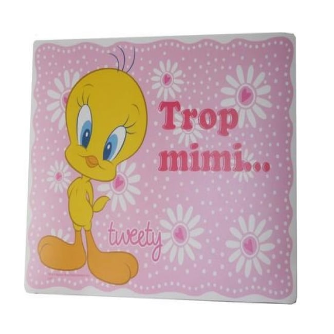Set de Table Titi Looney Tunes en PVC rose <span itemprop=