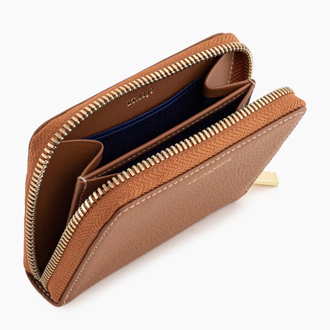 Portefeuille / Porte-monnaie Vintage LE TANNEUR En Cuir - Années 60 - Noir - Modèle TBEG - Occasion Authentique