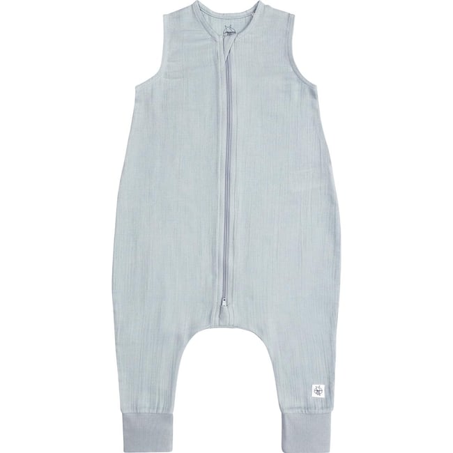 Combinaison pour dormir bleu poudré <span itemprop=