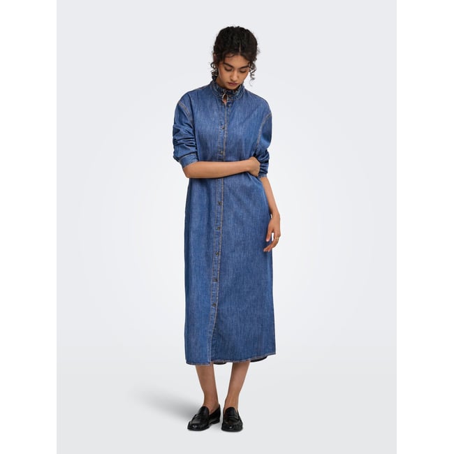 Robe En Denim medium blue denim 1 <span itemprop=