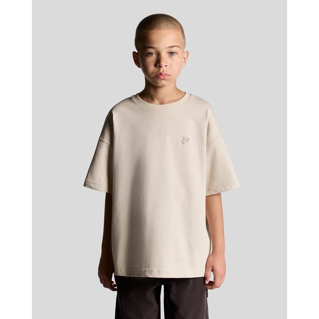T-shirt épais décontracté blanc mastic <span itemprop=
