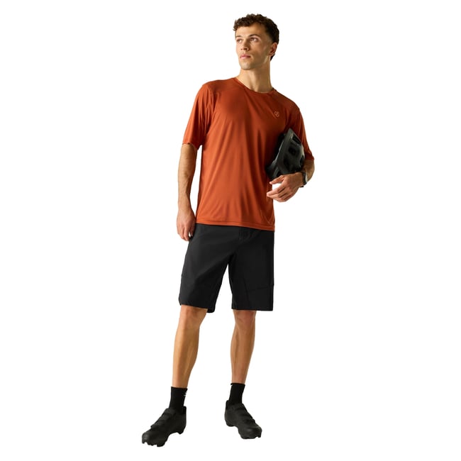 Short de cyclisme uni DESCENT noir <span itemprop=