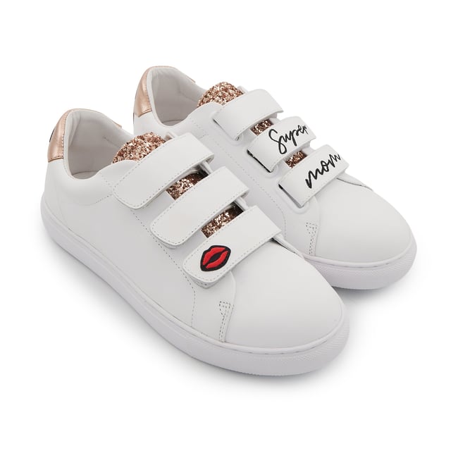 Baskets En Cuir Edith Super Mom v002227 <span itemprop=