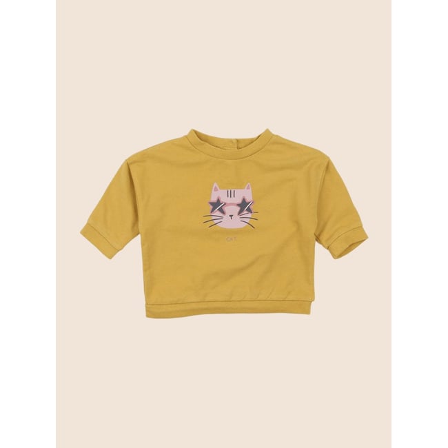 Sweat - Très bon état jaune, rose <span itemprop=