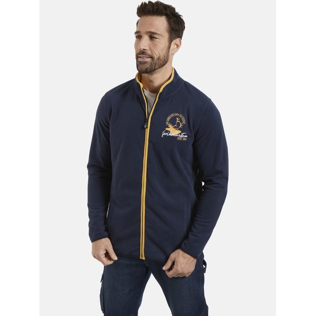 Veste polaire HALLVAR bleu foncé <span itemprop=