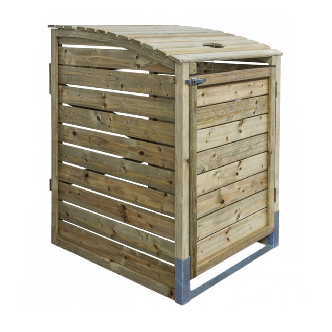 Cache poubelle Manille marron <span itemprop=