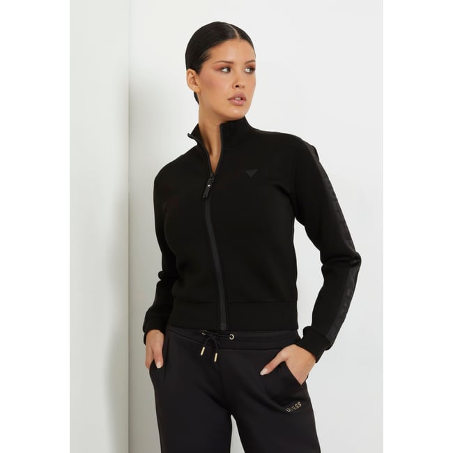 Sweat-Shirt À Bande Logo Sur Le Côté - GUESS