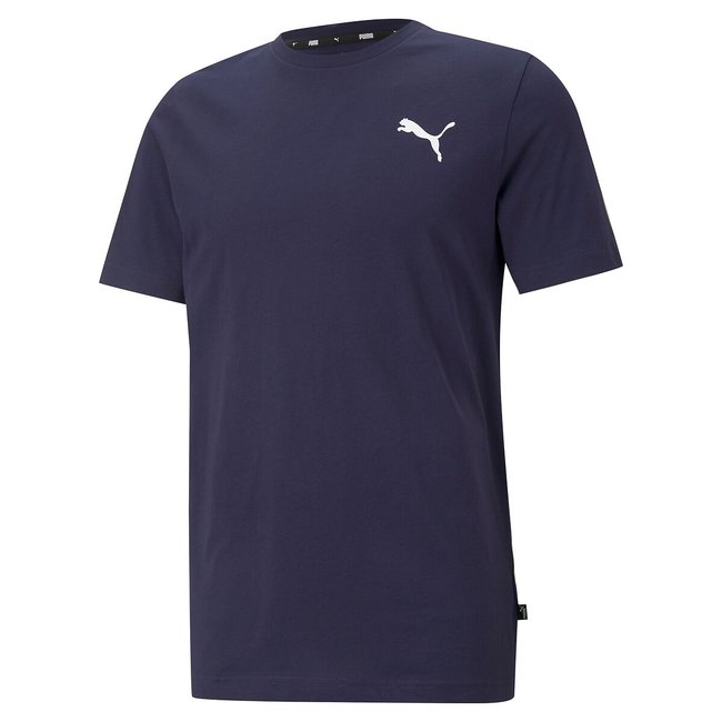 T-shirt manches courtes petit logo essentiel bleu marine <span itemprop=