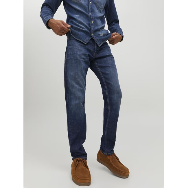 Jean Coupe Tapered blue denim <span itemprop=