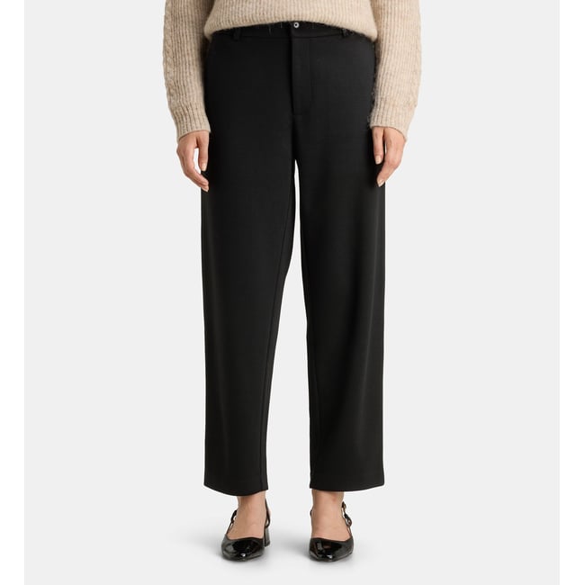 Pantalon droit flint chevrons noir <span itemprop=