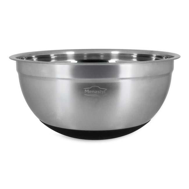 Bol à mélanger en acier inoxydable 25cm Couleur inox <span itemprop=