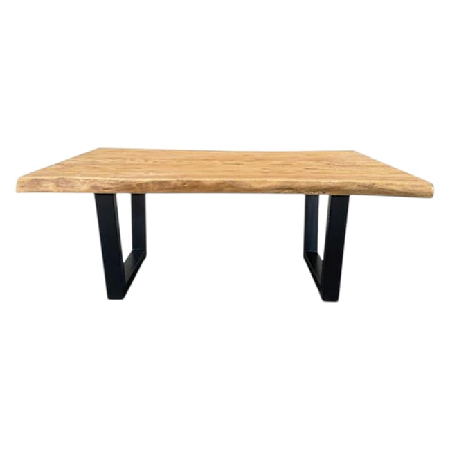 Table basse en bois de teck recyclé TIMOR Couleur bois naturel <span itemprop=