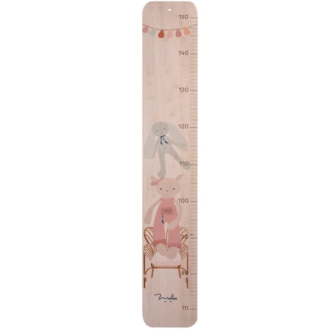 Toise en bois Souris beige <span itemprop=