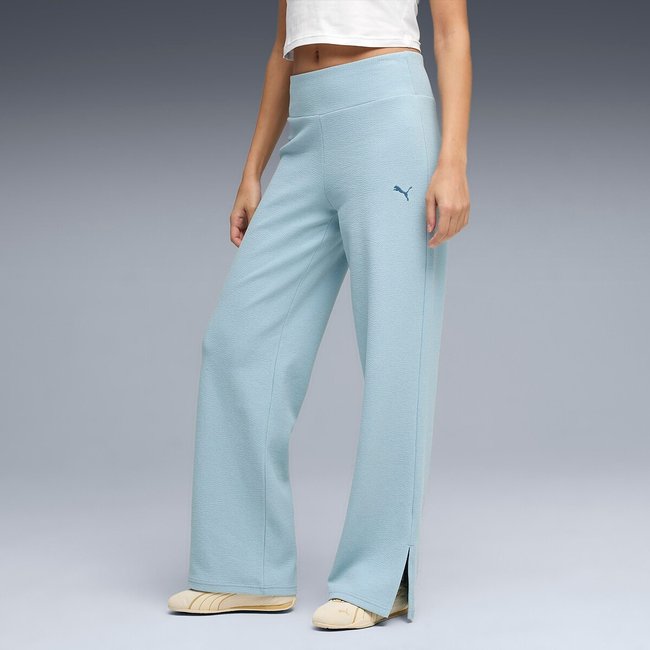 Pantalon large ESSENTIAL ELEVATED bleu ciel <span itemprop=
