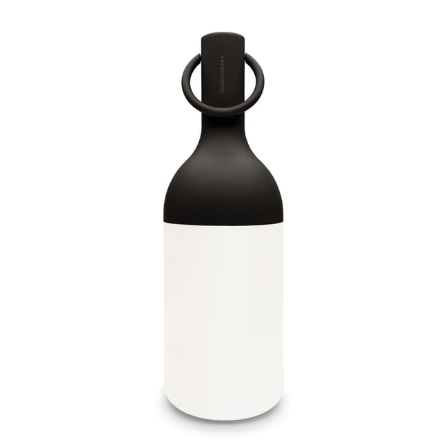 Lampe nomade en plastique - ELO Couleur blanc et noir <span itemprop=