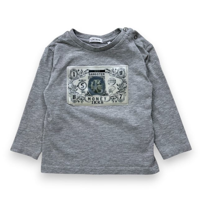 T-shirt bébé - Bon état gris <span itemprop=