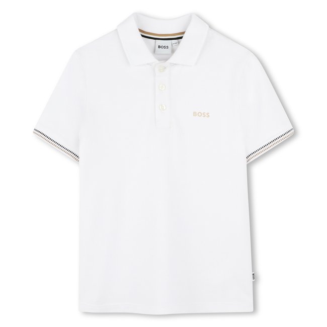 Polo avec rayures tricolores - BOSS KIDSWEAR
