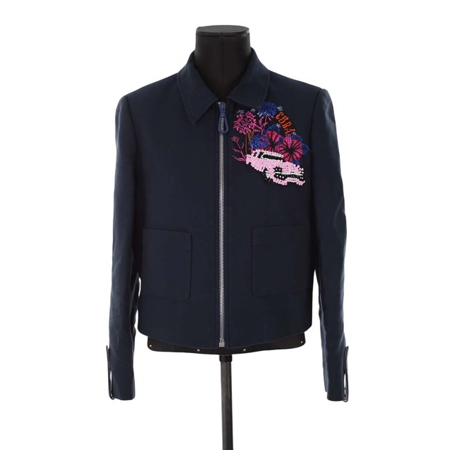 Veste en coton - Très Bon État bleu <span itemprop=