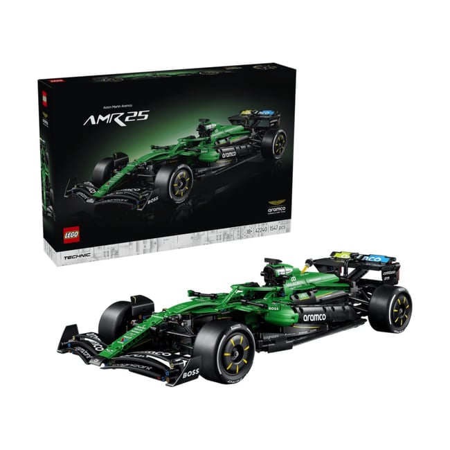 Voiture Aston Martin Aramco AMR25 F1 multicolore <span itemprop=
