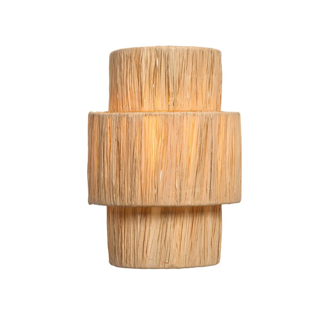 Applique murale en raphia RAM Couleur naturel <span itemprop=
