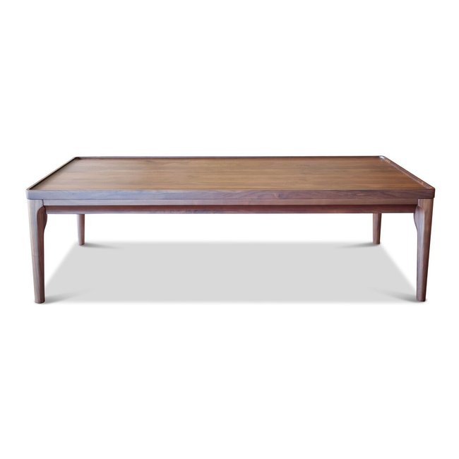 Table basse en noyer HEMËT Couleur bois foncé <span itemprop=