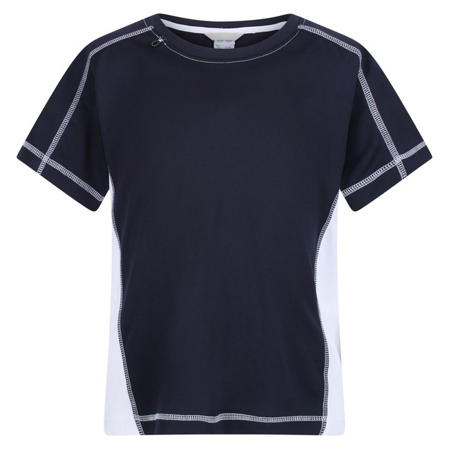T-shirt BEIJING bleu marine / blanc <span itemprop=