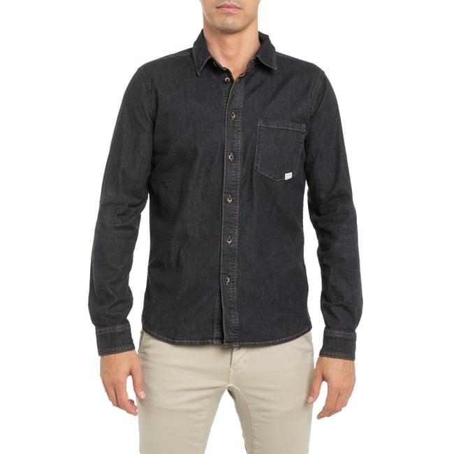 CHEMISE BLACK noir <span itemprop=