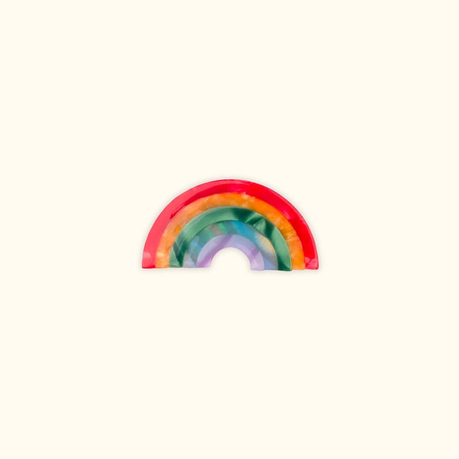 Barrette ARC-EN-CIEL multicolore <span itemprop=