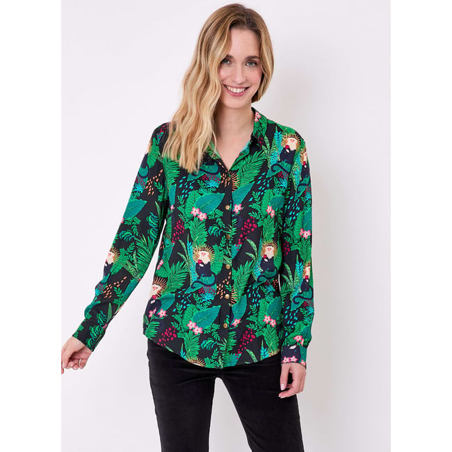 Chemise fluide imprimée FEBY - LA FIANCÉE