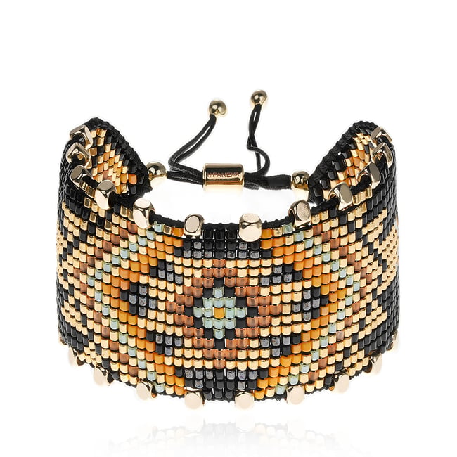 Bracelet réglable perles tissées SHAMI - HIPANEMA