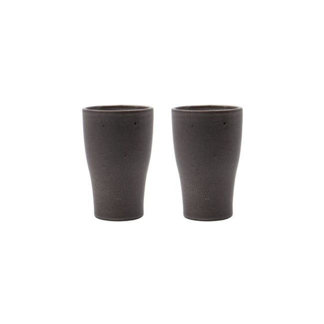 Tasse thermo Liss lot de 2 Couleur gris foncé <span itemprop=