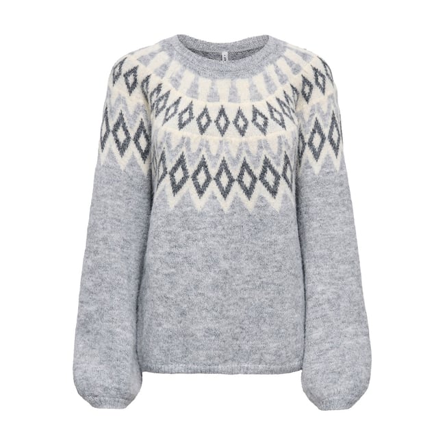 Pull a maniche lunghe con stampa jacquard - ONLY